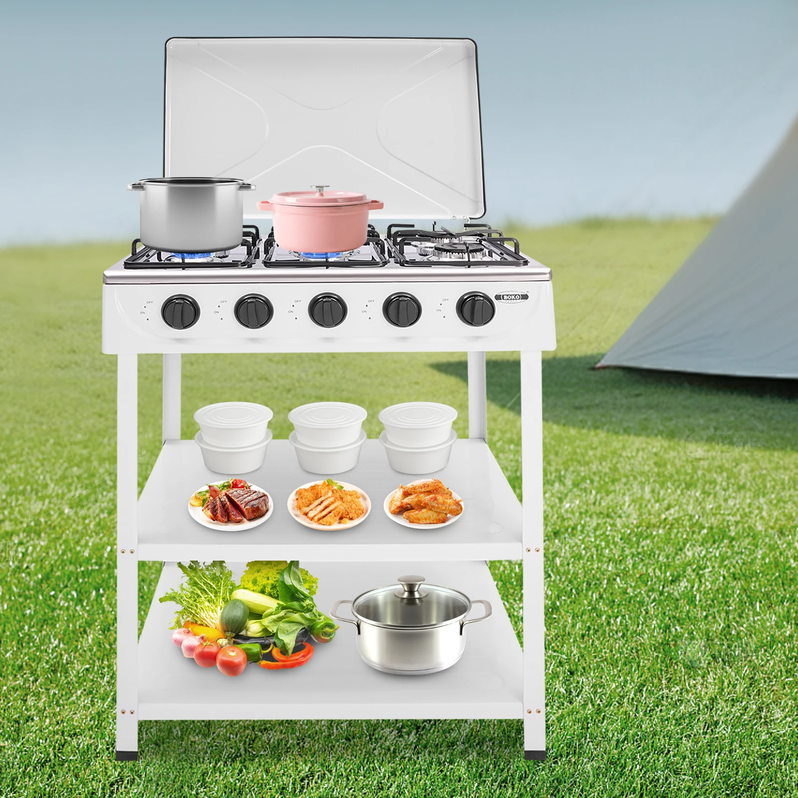 Easy-Clean Smooth Surface Gas  - Camping Cooking Easy review and price