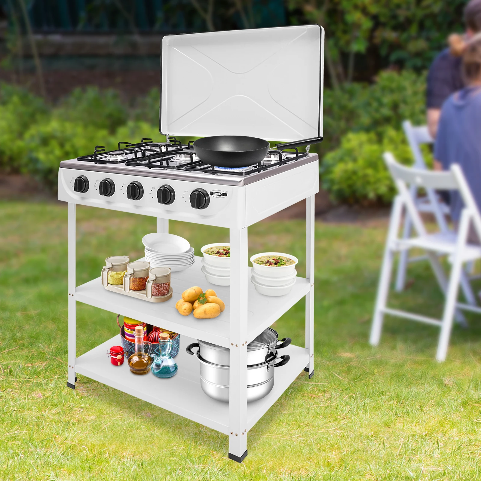 Easy-Clean Smooth Surface Gas  - Camping Cooking Easy review and price