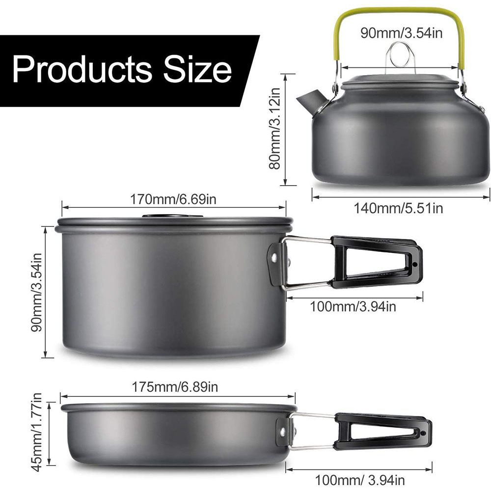 Outdoor camping cookware set m - Camping Hiking Cooking review and price