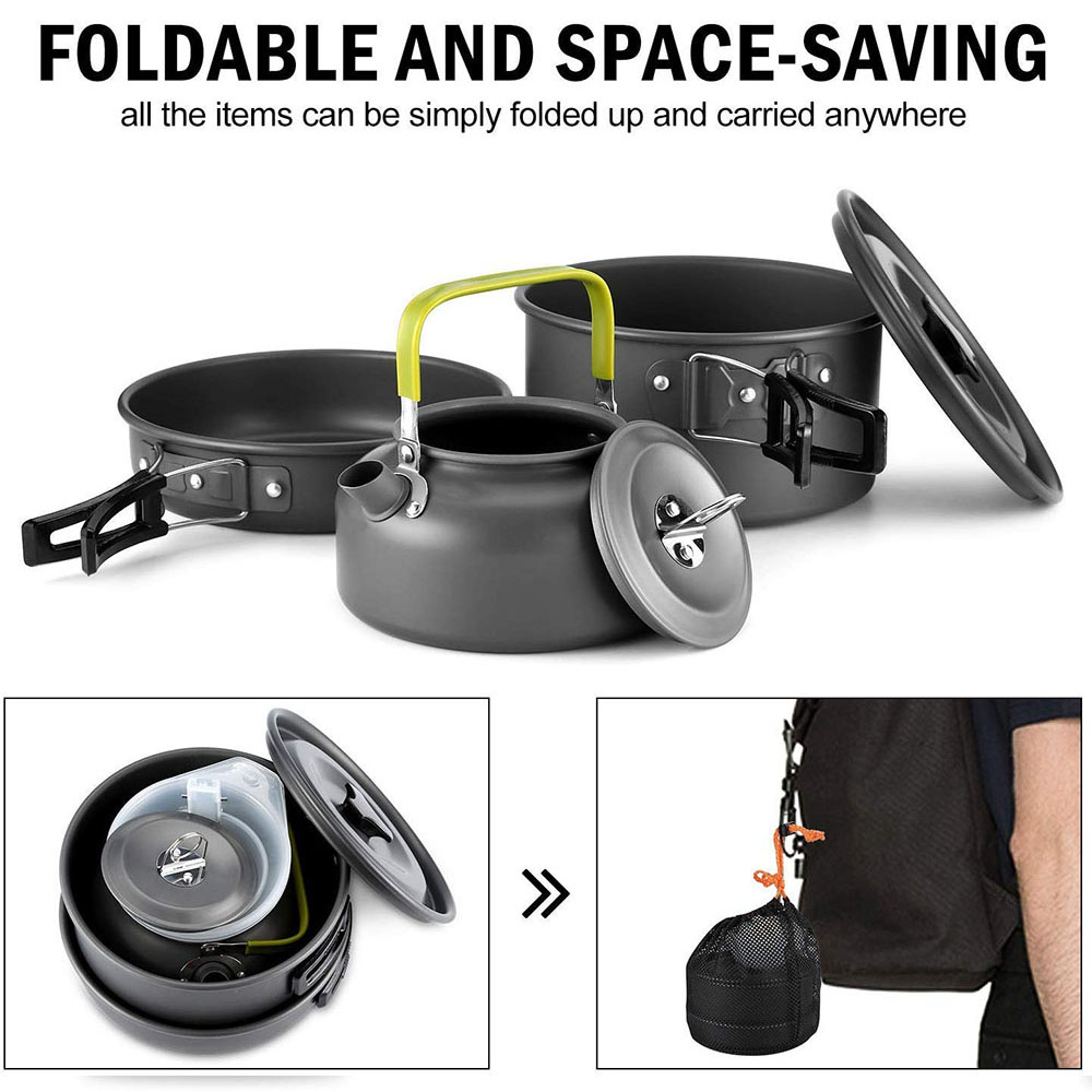 Outdoor camping cookware set m - Camping Hiking Cooking review and price