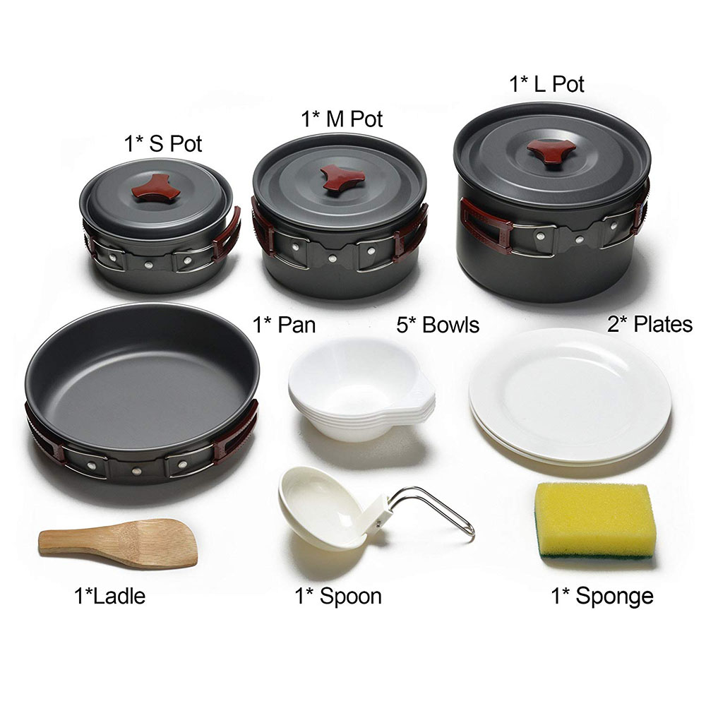 Outdoor Camping Cookware Kit N - Camping Cooking Unit review and price