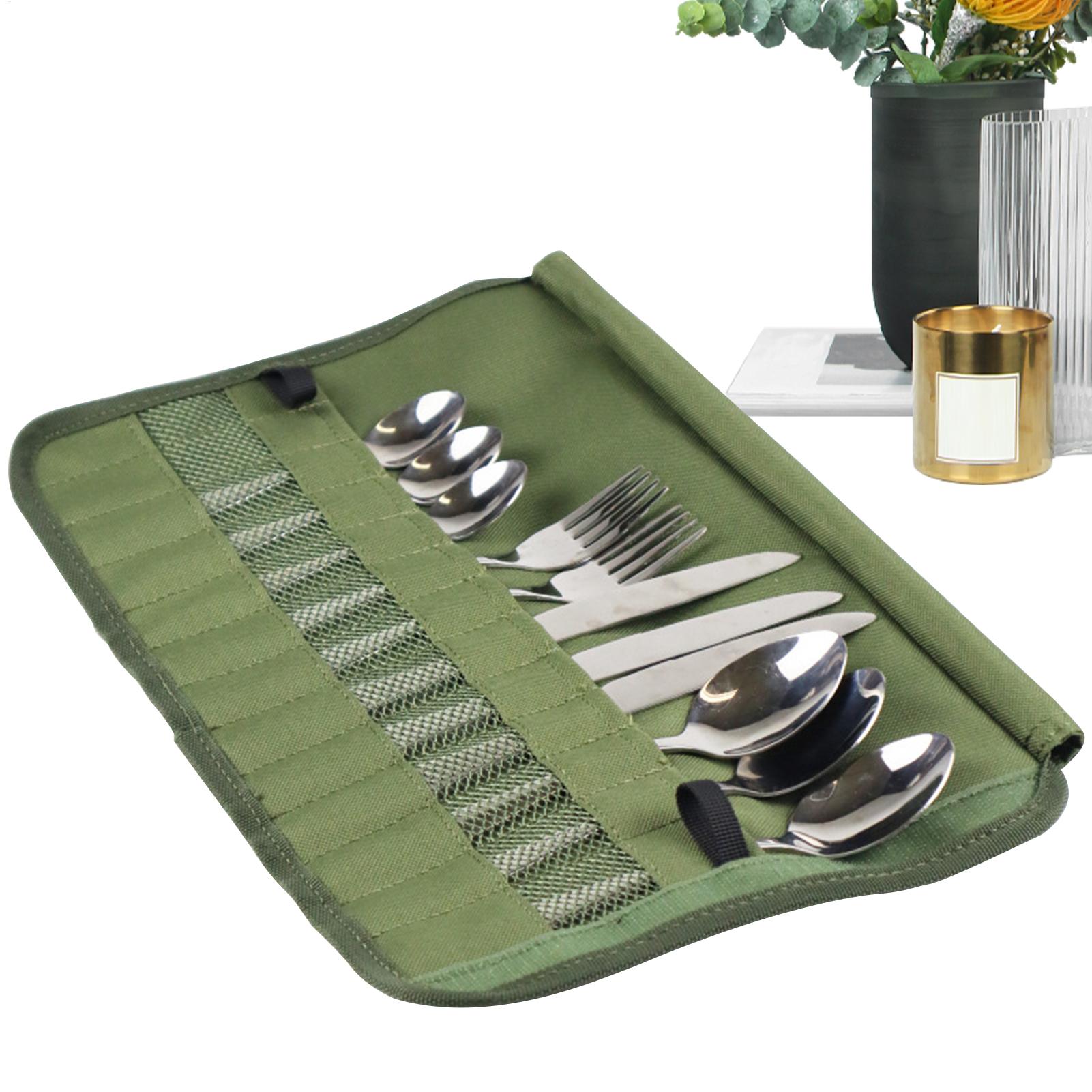 Camping Cutlery Roll Bag Kitch - Camping Cooking Utensil Roll review and price