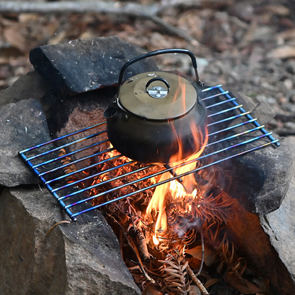 Ultra-Light Titanium Grill Rac - Camping Cooking Easy review and price