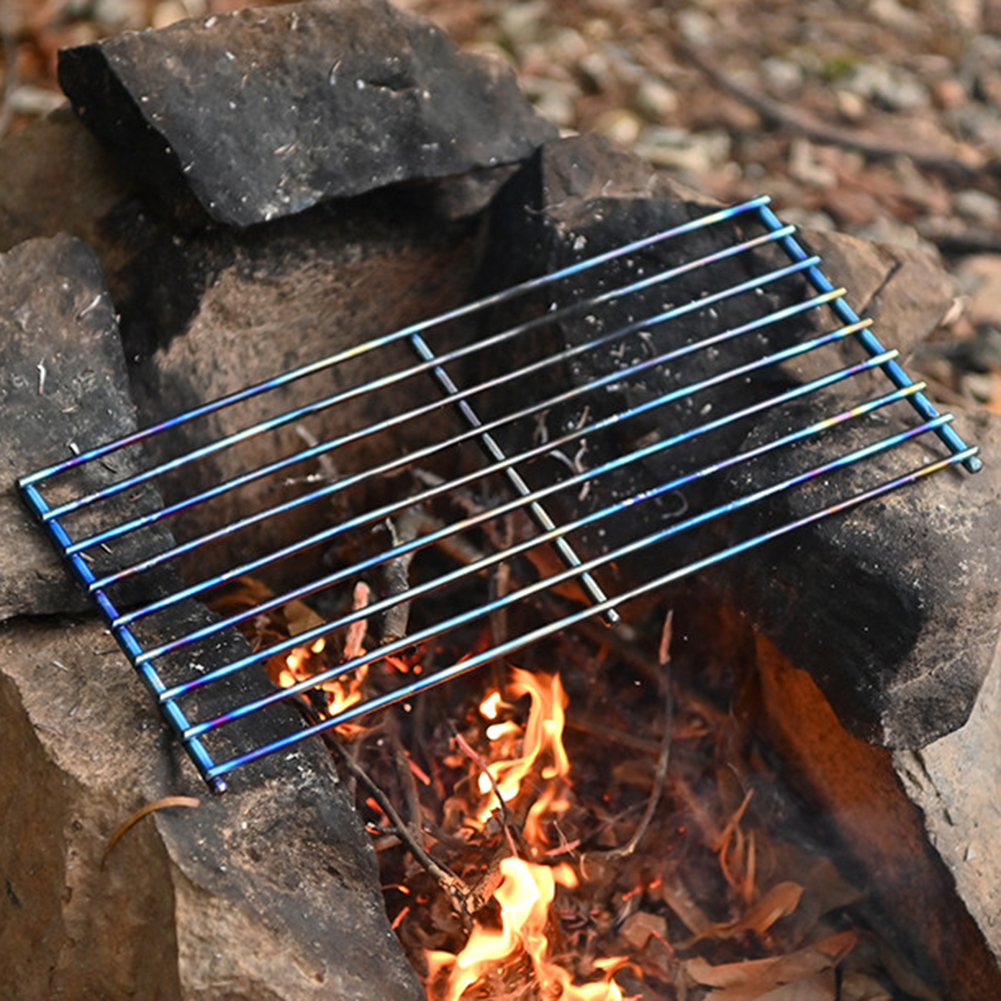 Ultra-Light Titanium Grill Rac - Camping Cooking Easy review and price