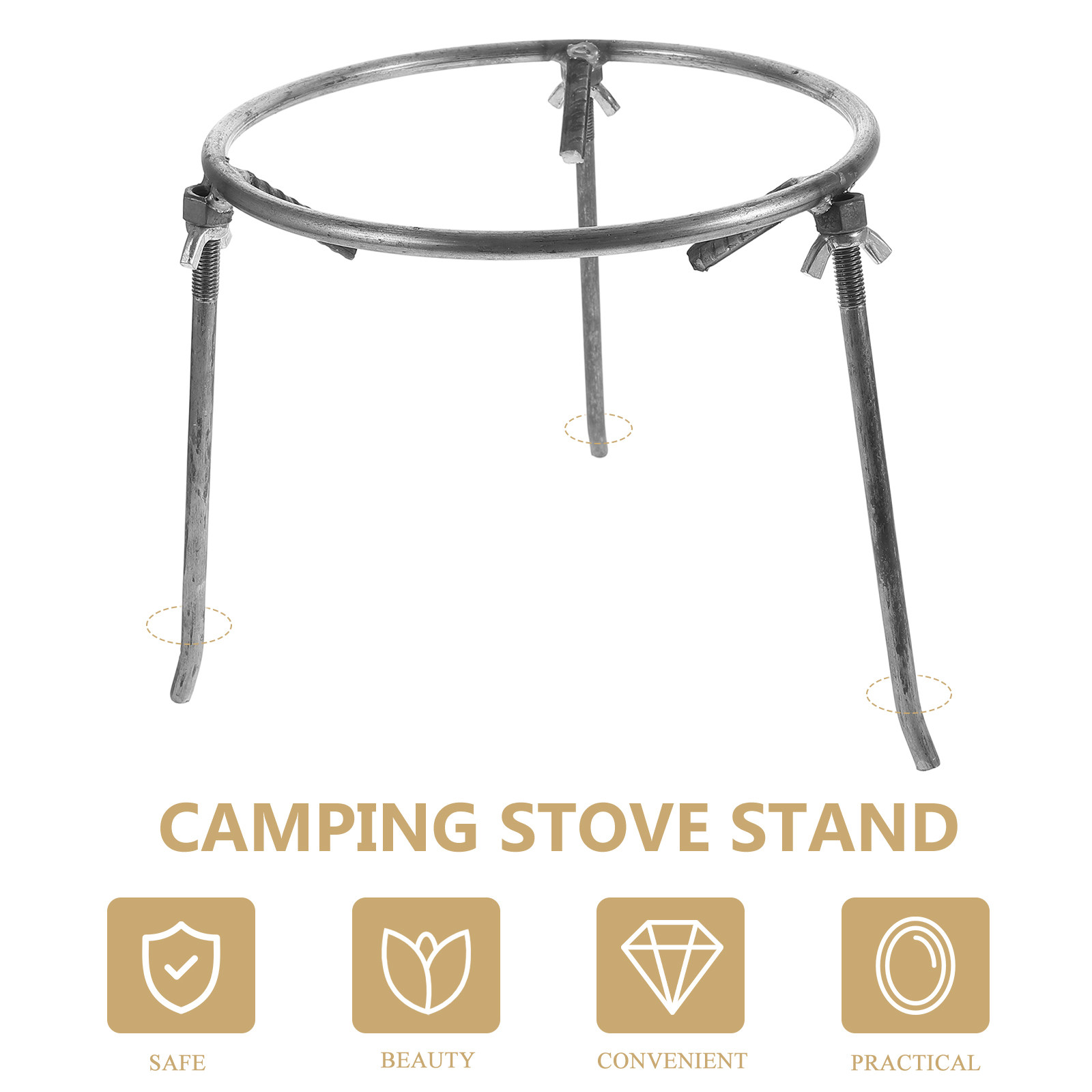 Outdoor Camping Tripod Steel F - Camping Cooking Fire Stove review and price