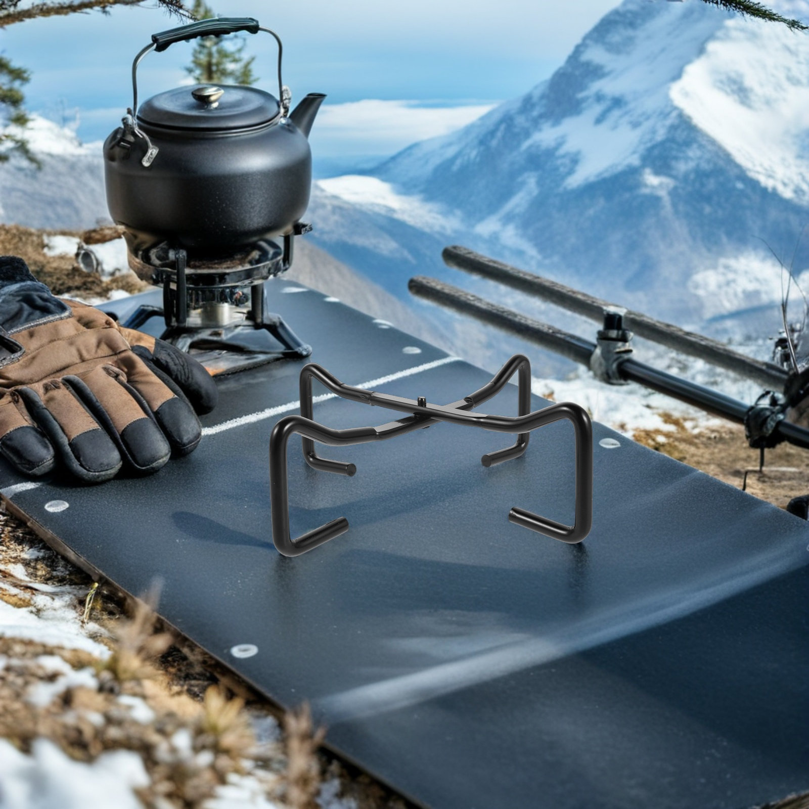 Cast Iron Folding Dutch Oven L - Camp Dutch Oven Cast review and price