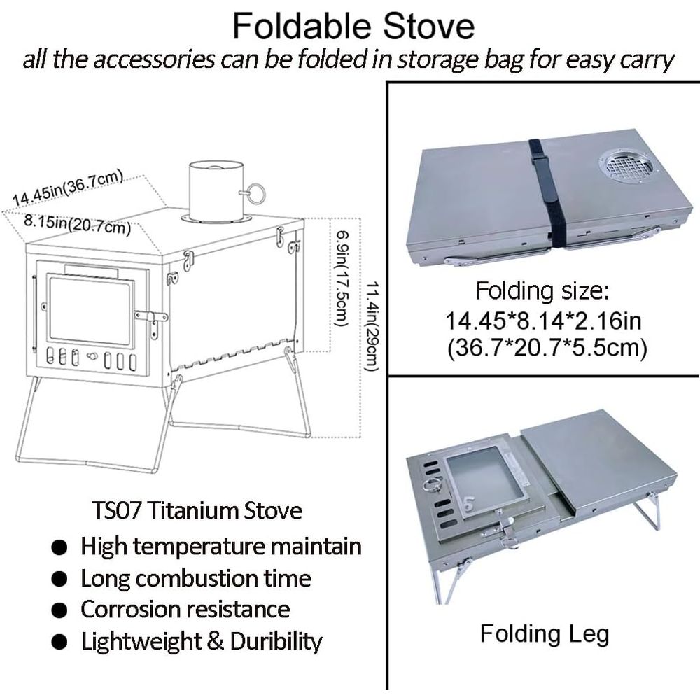 Lightweight Wood-Burning Campi - Camping Cooking Easy review and price